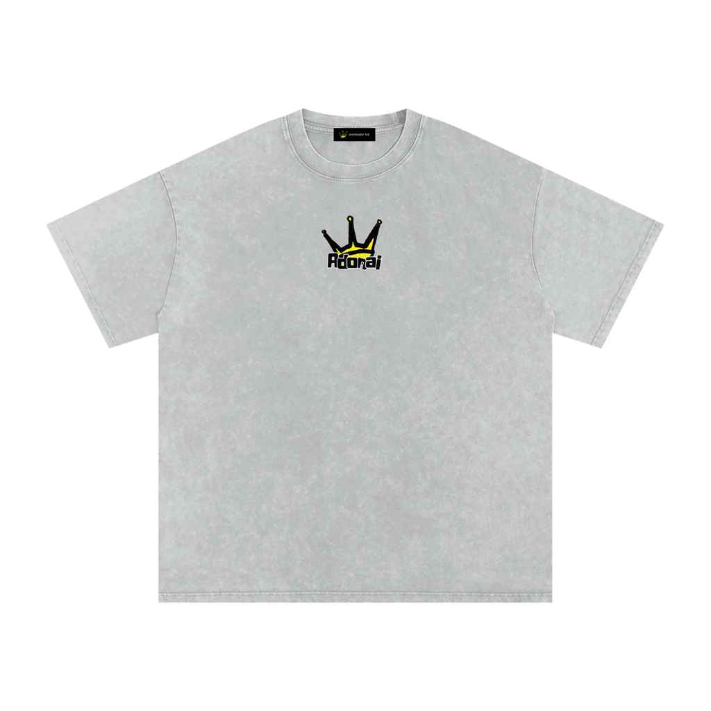 All We Need is Jesus | Snow Washed Oversized Tee